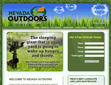 Tablet Screenshot of lawnreno.com